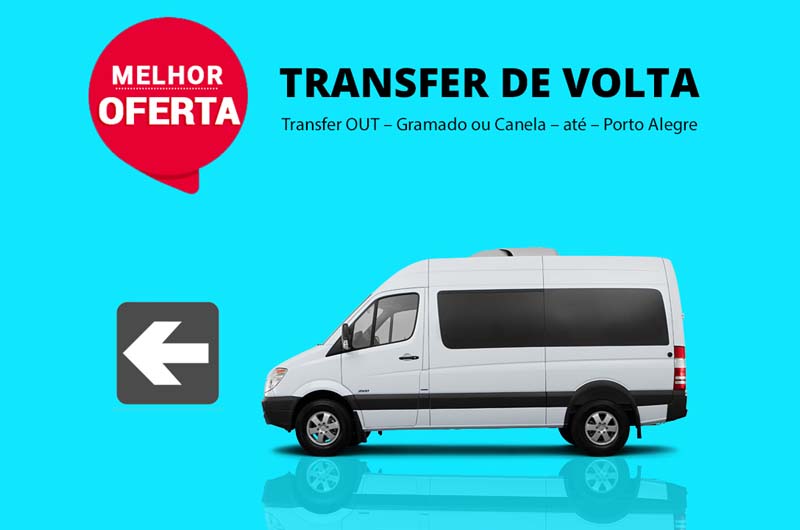 Read more about the article Transfer OUT – Gramado ou Canela – até – Porto Alegre