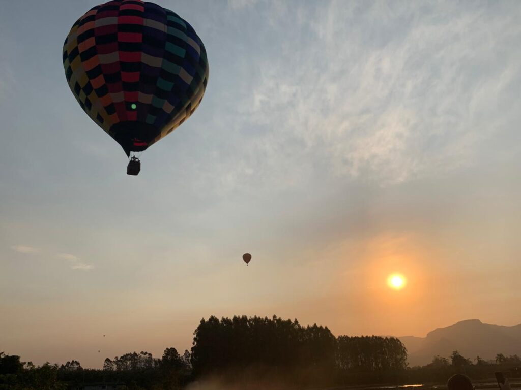 Voo de balão em Gramado